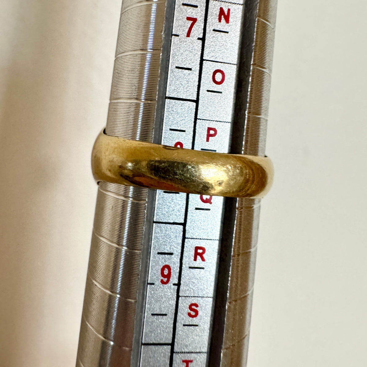 Vintage 14ct gold high profile ancient coin ring (all gold) Size P3/4