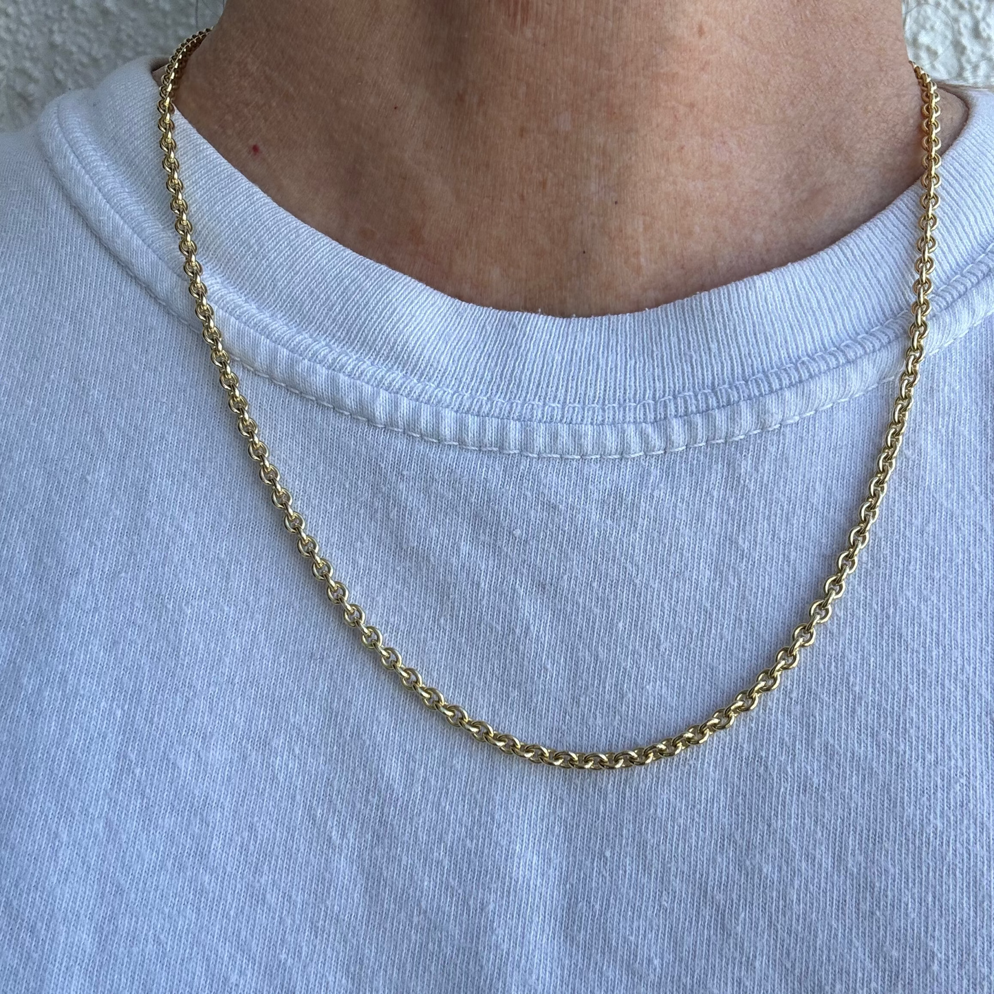 Unicorn 9ct bright yellow gold cable chain - like liquid gold