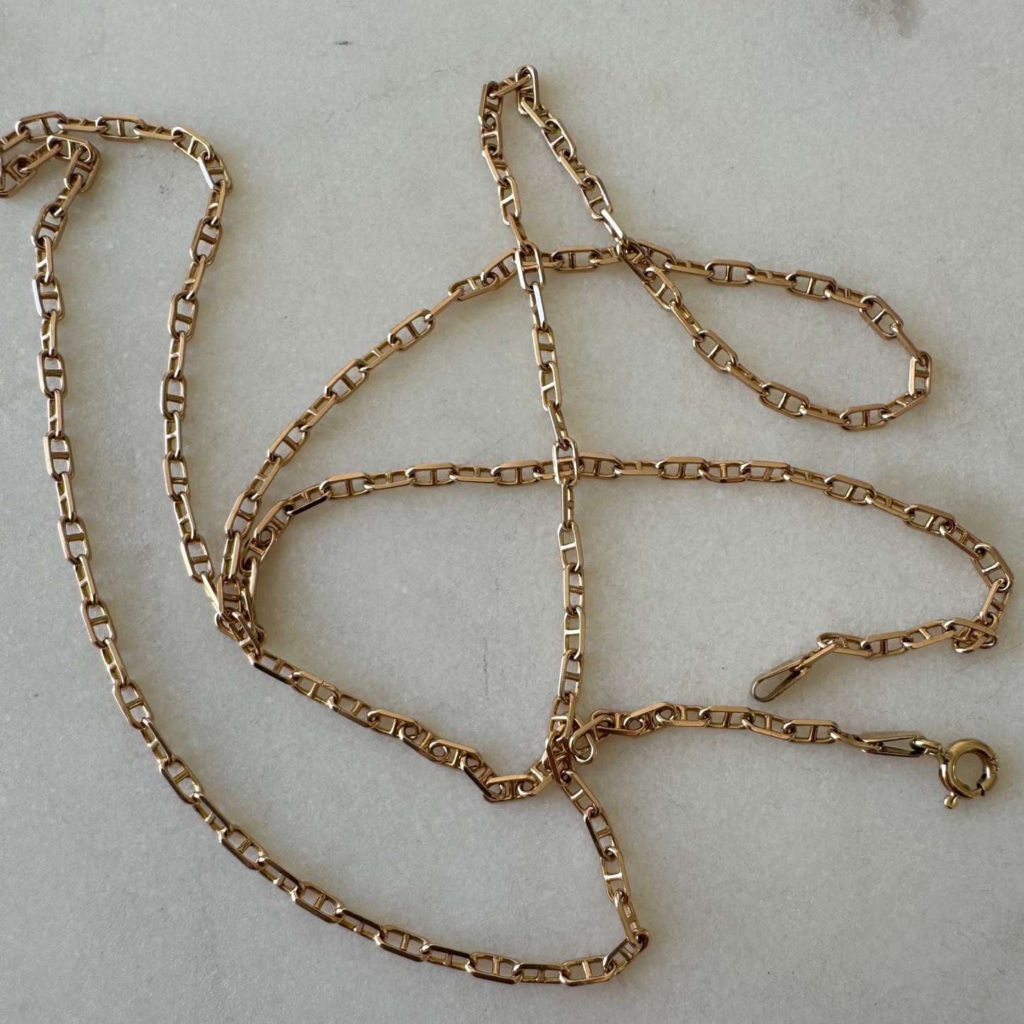 NEW! Vintage 9ct mini mariner UnoAerre necklace!