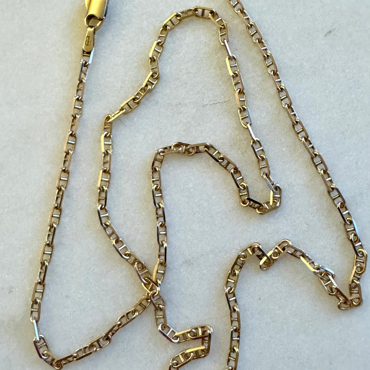 Vintage Italian Unoaerre mini mariner necklace