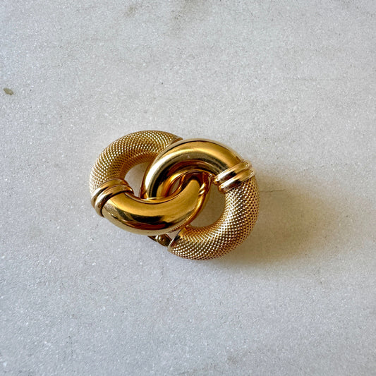 OMG! Pristine vintage Italian Unoaerre CHUBBY hoops from UK