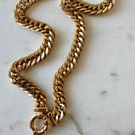 HUGE Vintage 9ct Unoaerre STATEMENT necklace!!