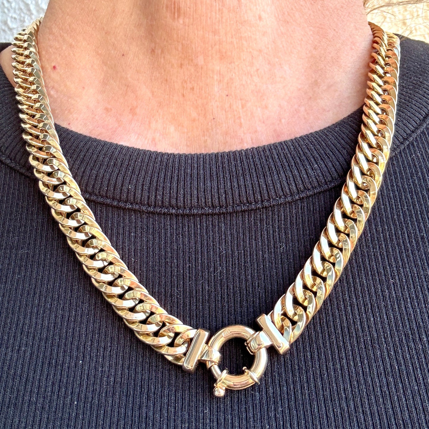 HUGE Vintage 9ct Unoaerre STATEMENT necklace!!