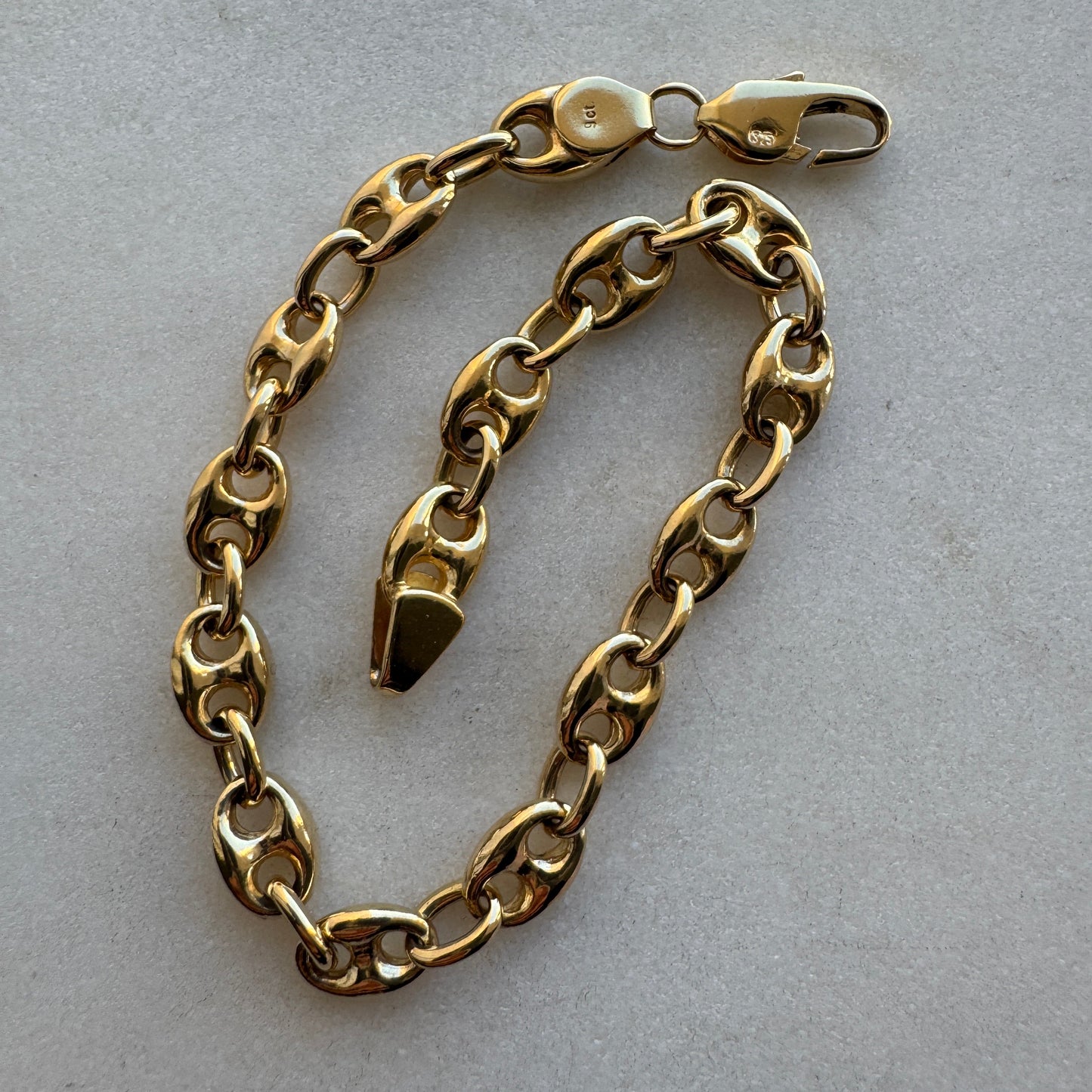 UNICORN INCREDIBLE Big puffy link 9ct bracelet - so good!!!