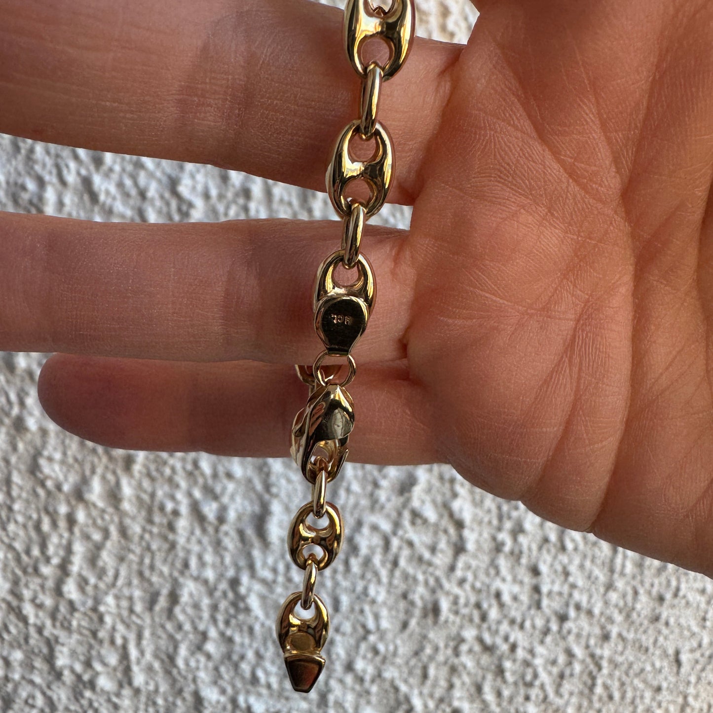 UNICORN INCREDIBLE Big puffy link 9ct bracelet - so good!!!