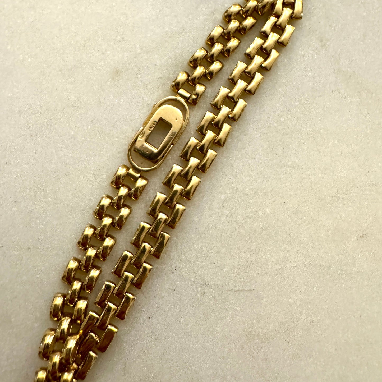 Vintage 18ct panther link bracelet - these are RARE!!