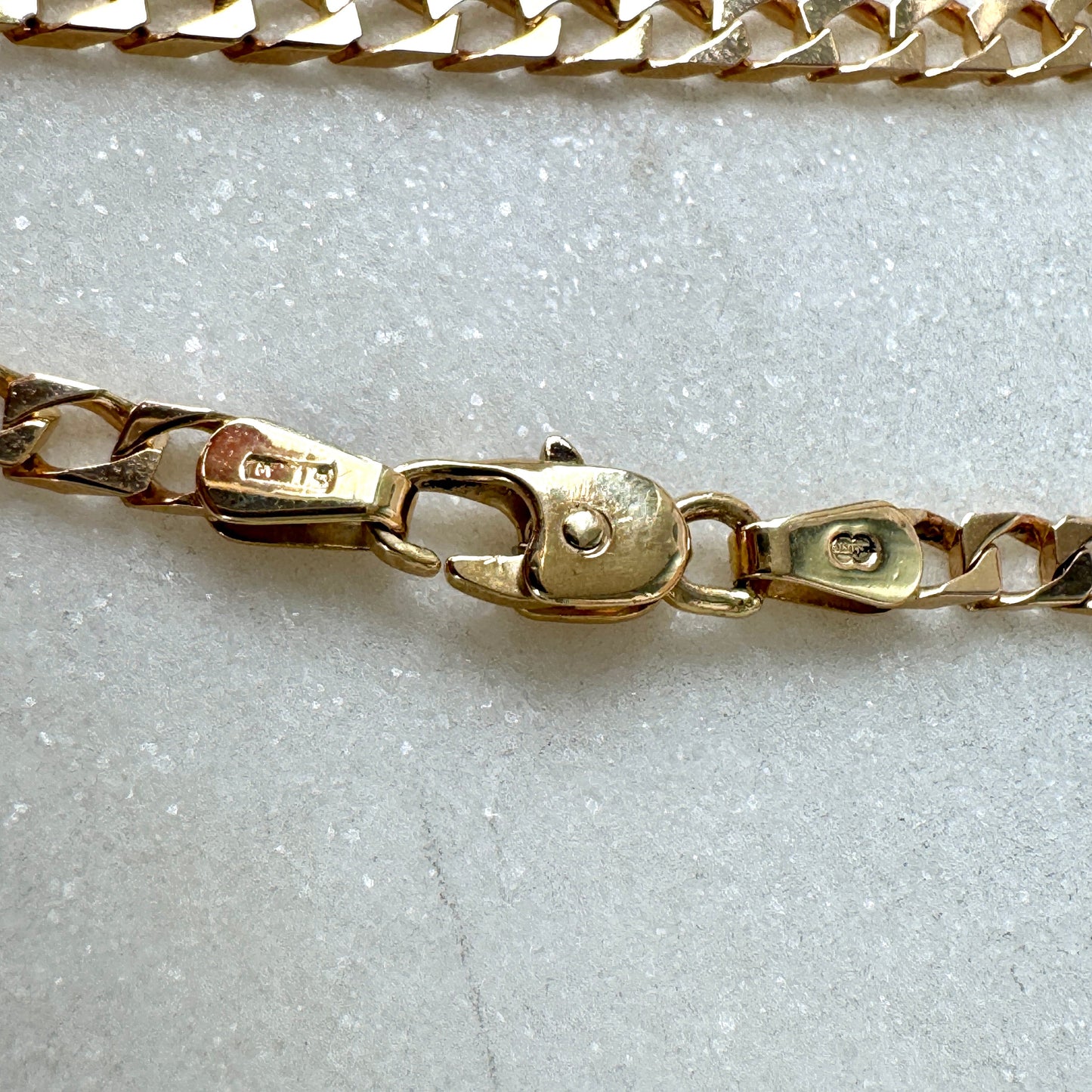 Vintage 9ct Unoaerre INCREDIBLE necklace - great neck coverage!