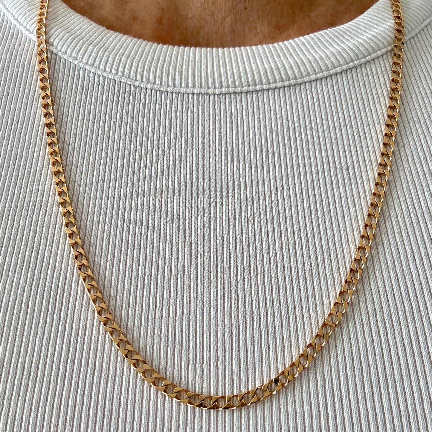 Vintage 9ct Unoaerre INCREDIBLE necklace - great neck coverage!
