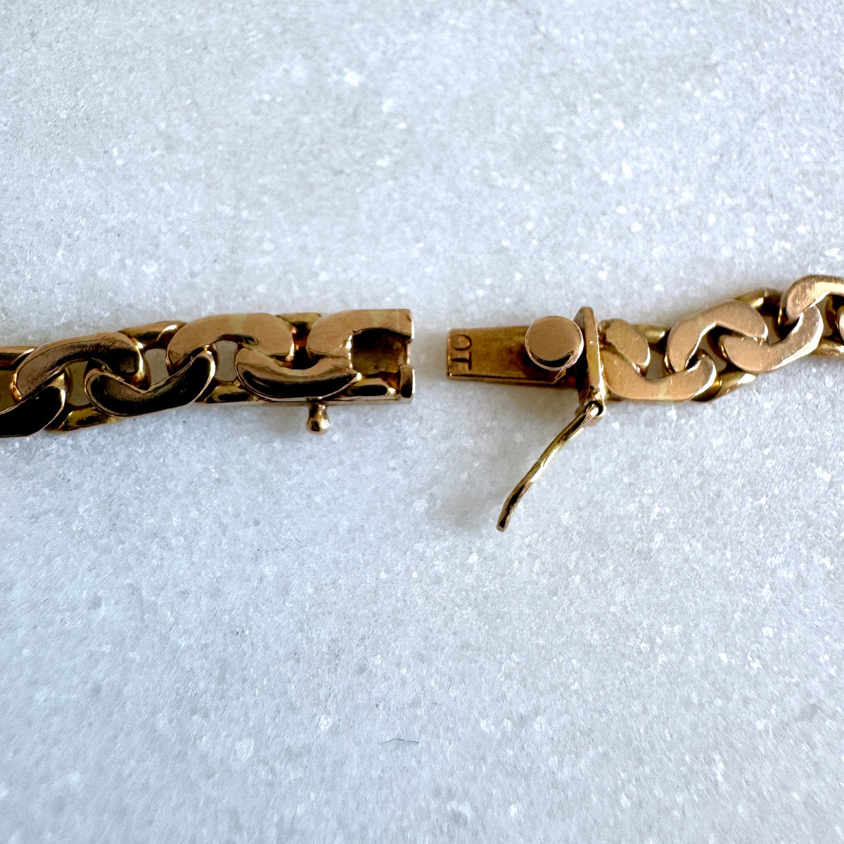 Gorgeous 14ct Italian C-link heavy necklace