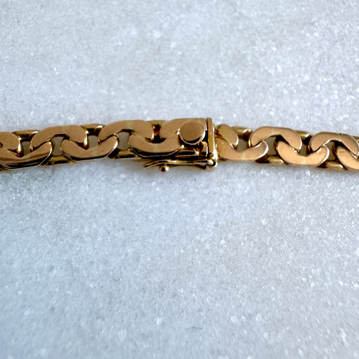 Gorgeous 14ct Italian C-link heavy necklace