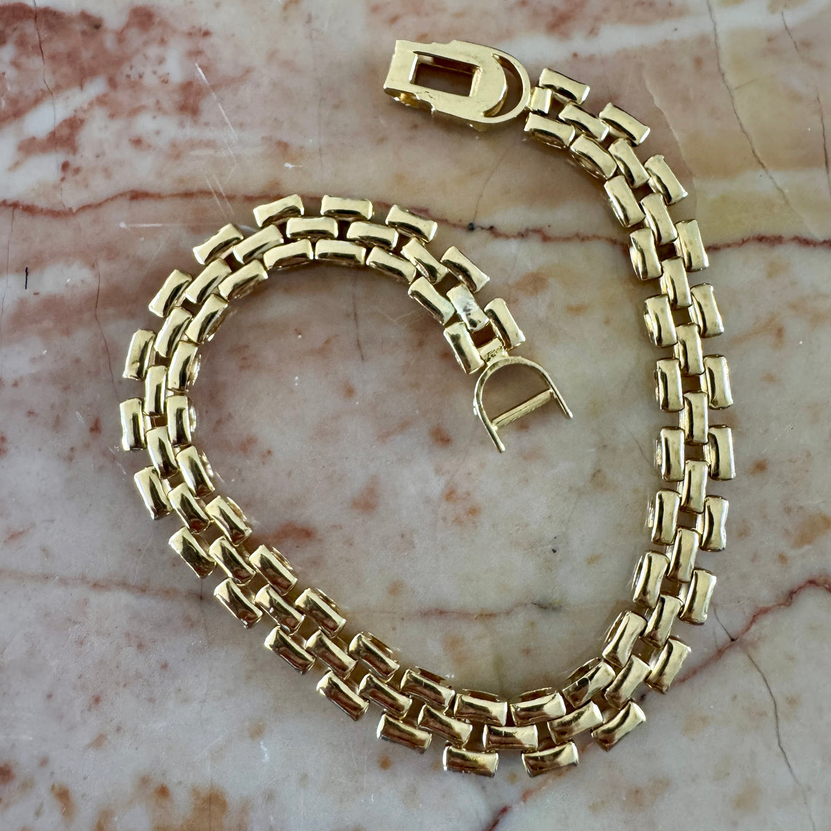 Vintage 18ct panther link bracelet - these are RARE!!