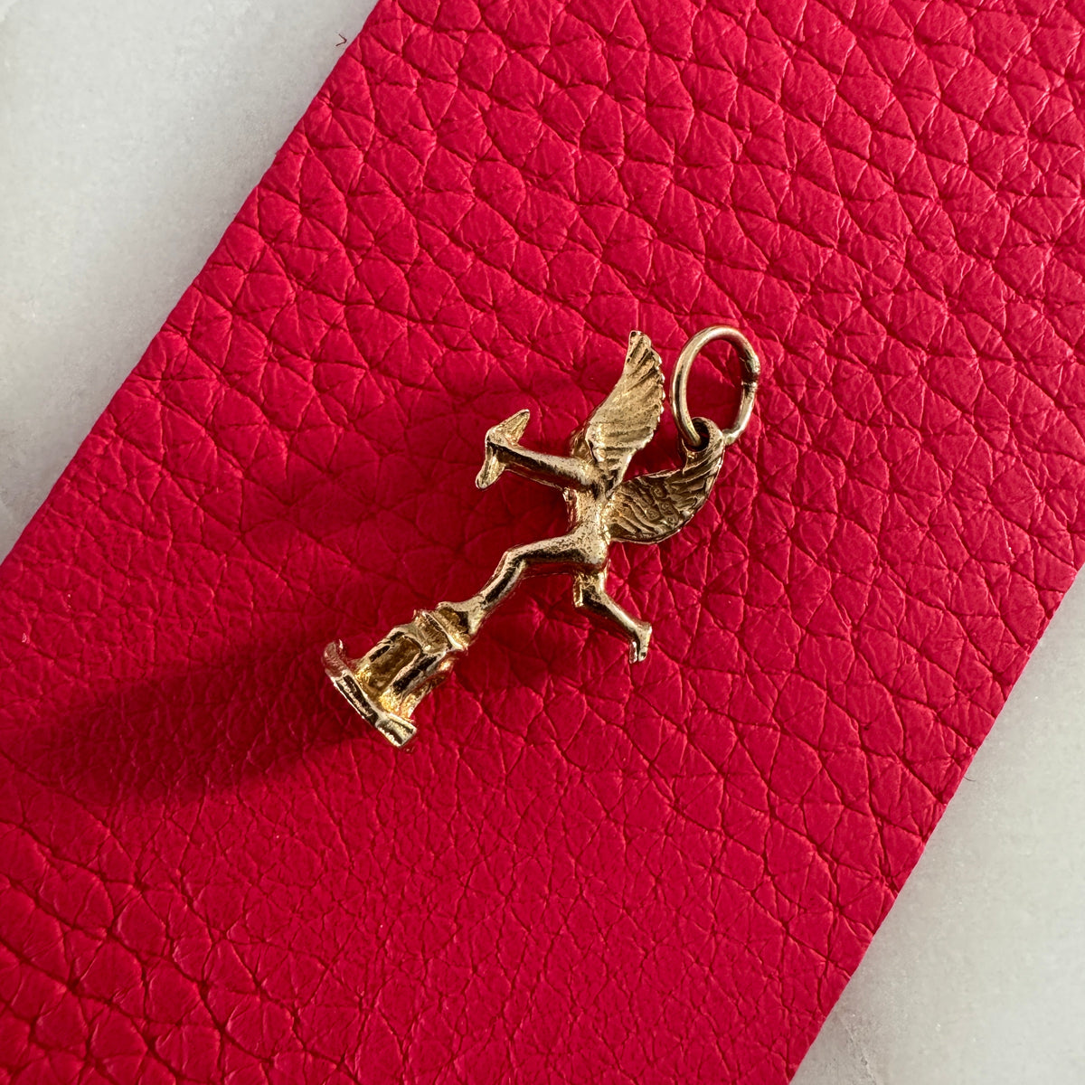 Vintage 1975 3D Eros charm - full British hallmarks - so special
