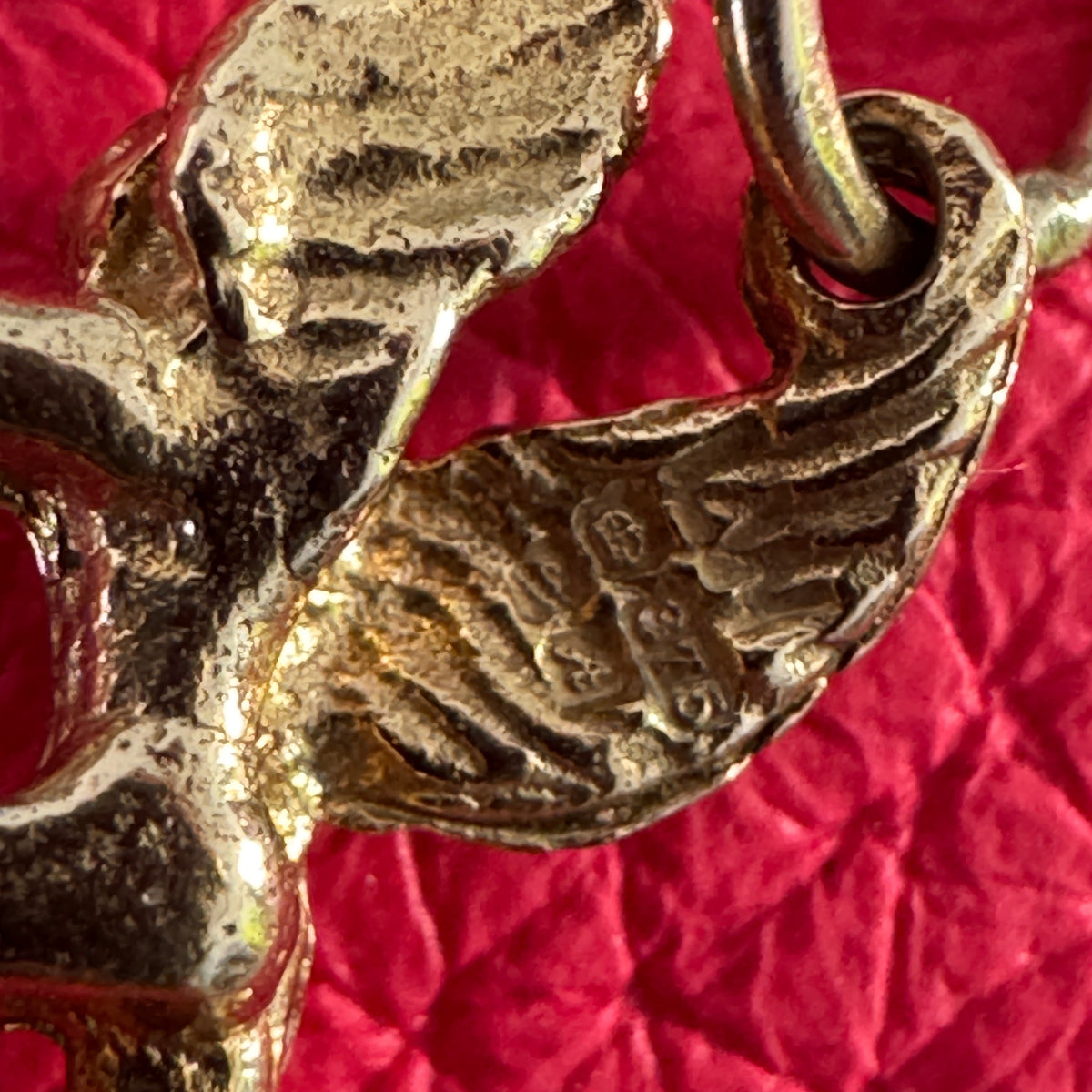 Vintage 1975 3D Eros charm - full British hallmarks - so special