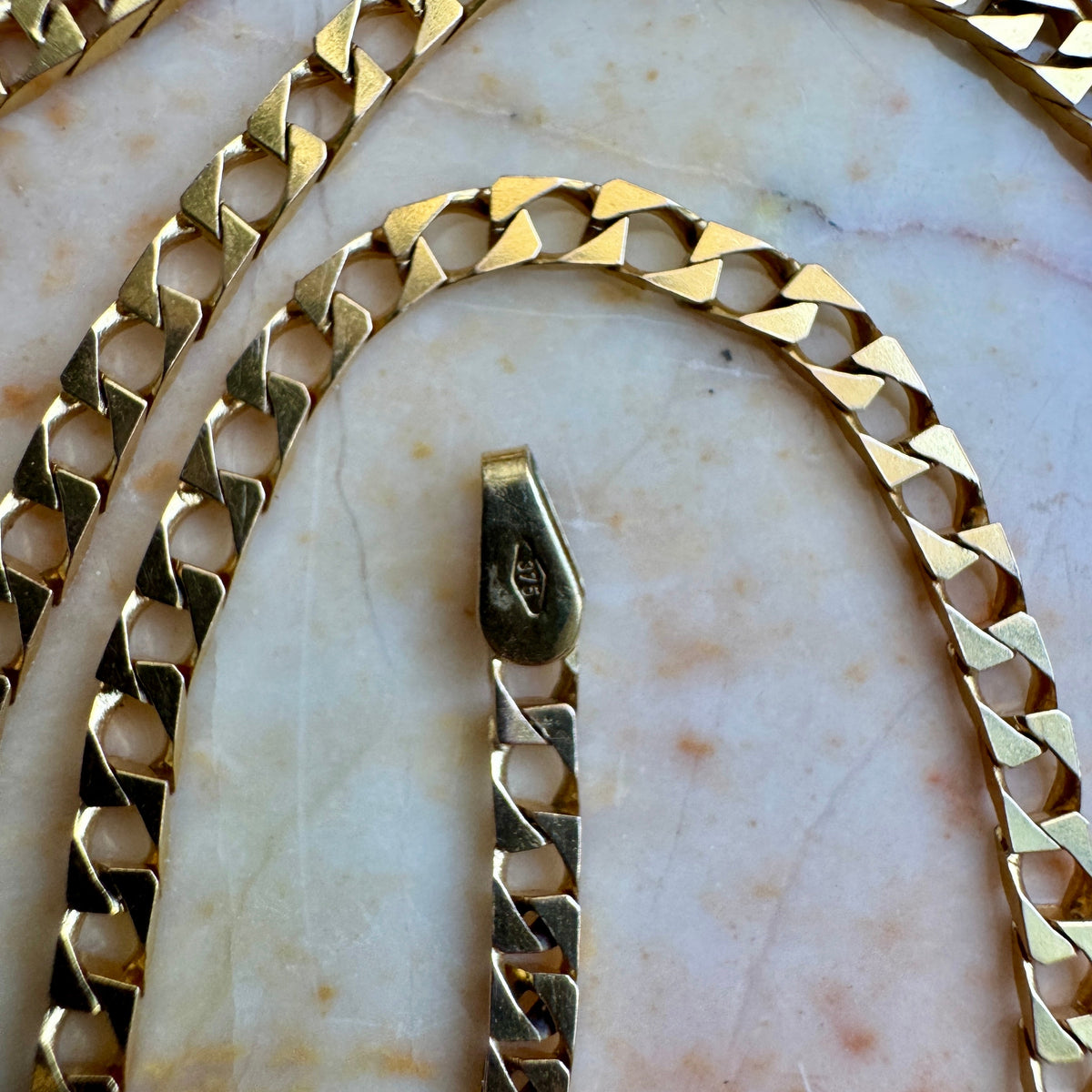 Vintage 9ct Unoaerre BEST LINK necklace - a new favourite!