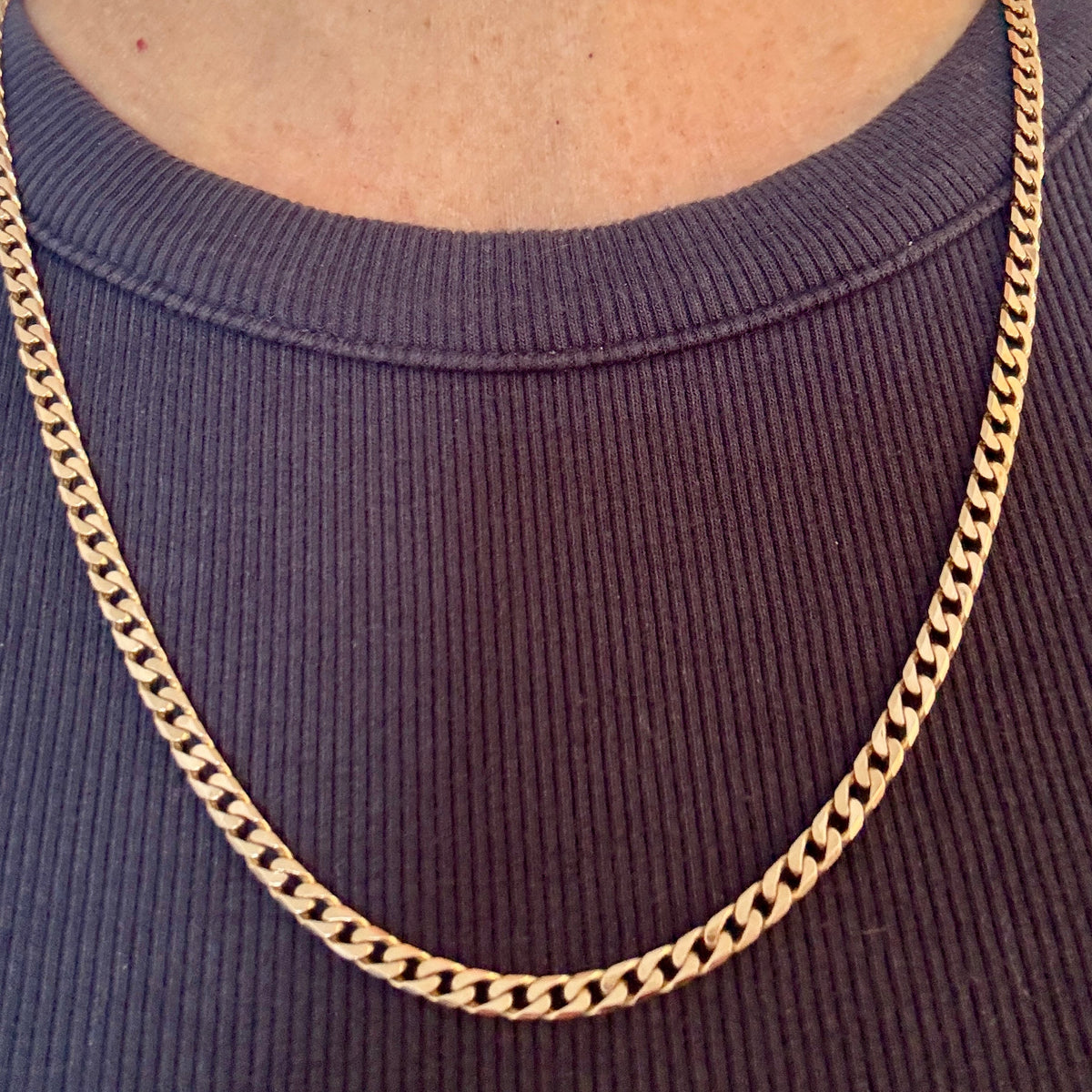 Vintage Unoaerre chunky curb necklace