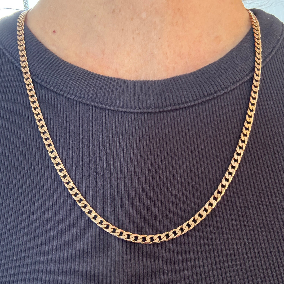 Vintage Unoaerre chunky curb necklace
