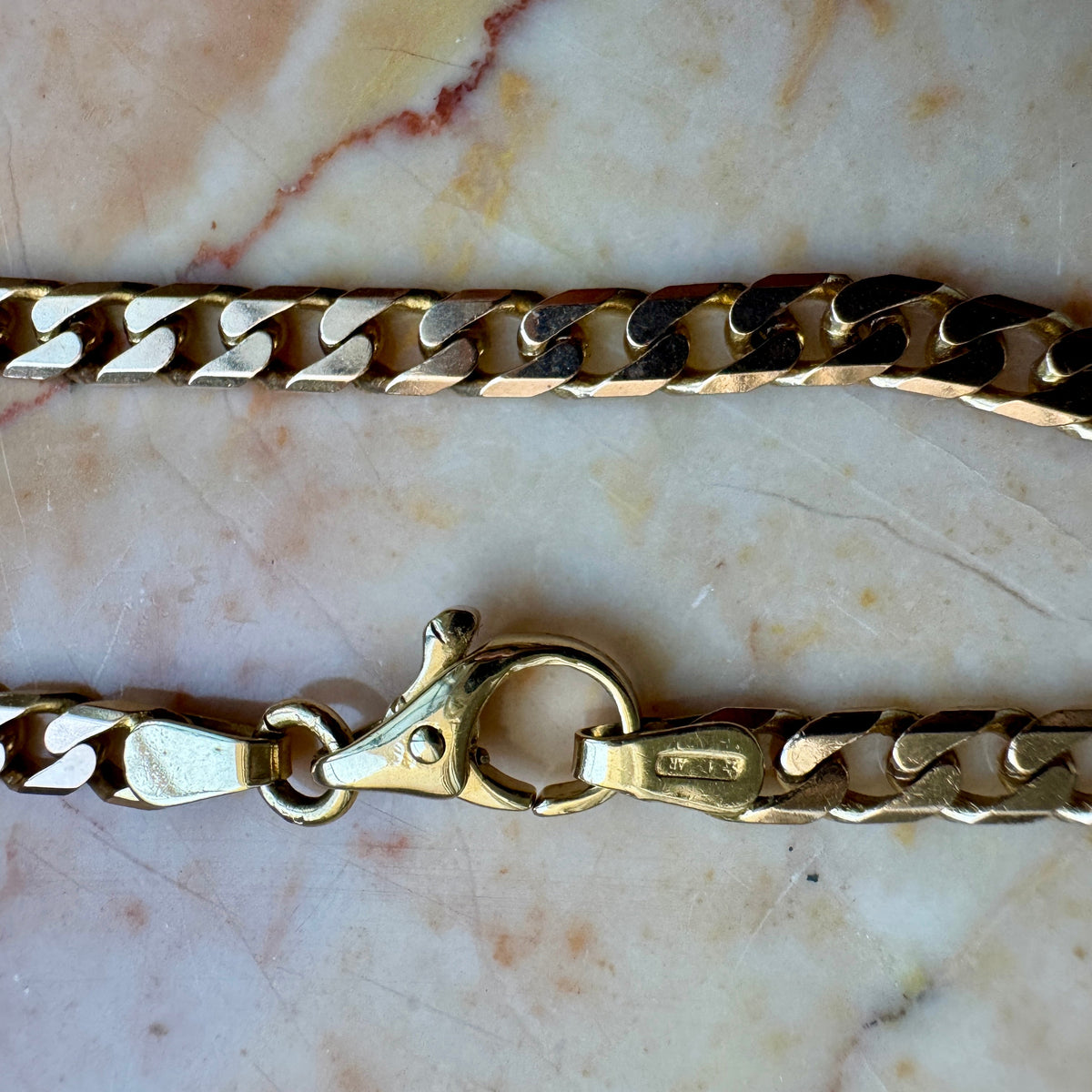 Vintage Unoaerre chunky curb necklace