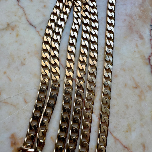 Vintage Unoaerre chunky curb necklace