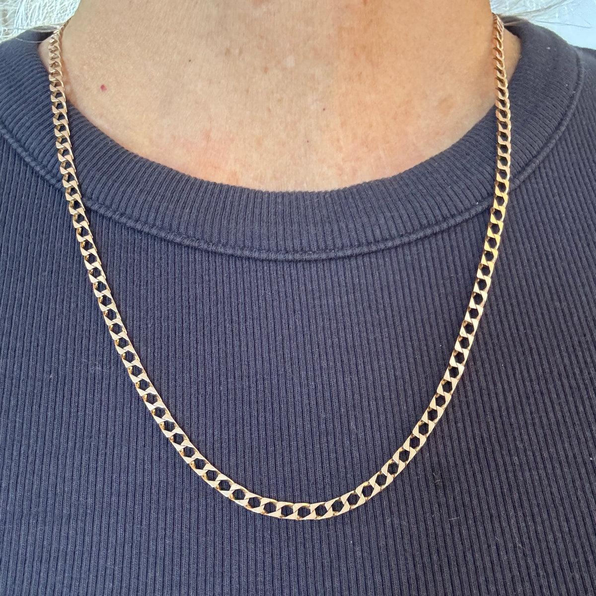 Vintage 9ct Unoaerre disco link necklace! (I could be making that up lol)