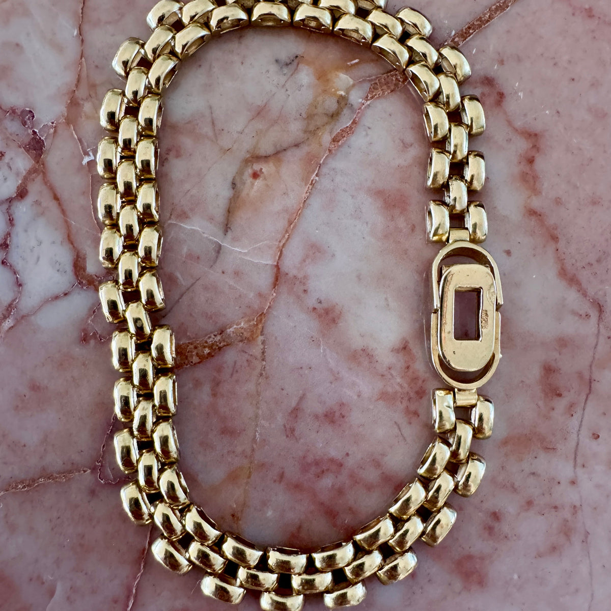 Vintage 18ct panther link bracelet - these are RARE!!