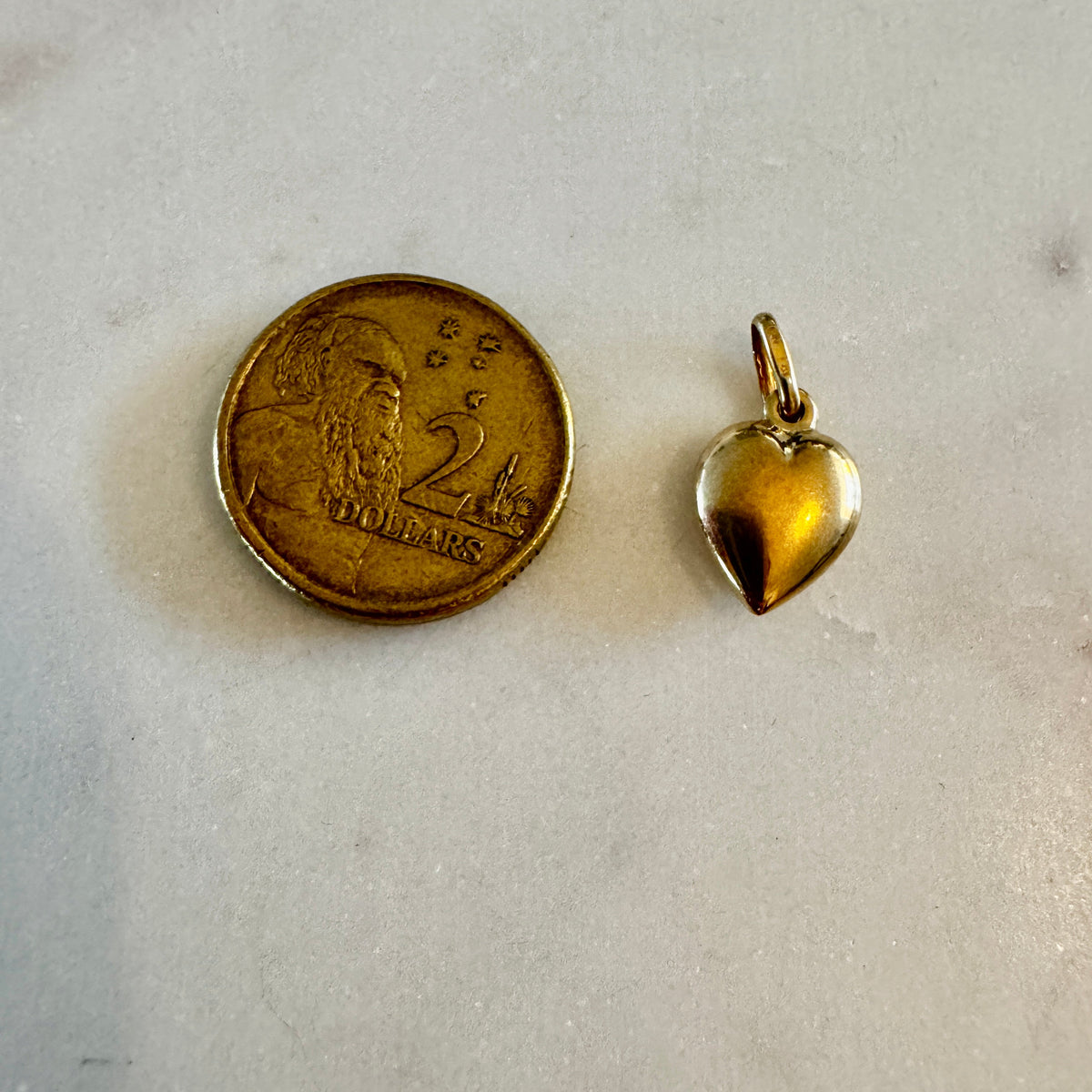 9ct Unoaerre puffy heart pendant - so beautiful!