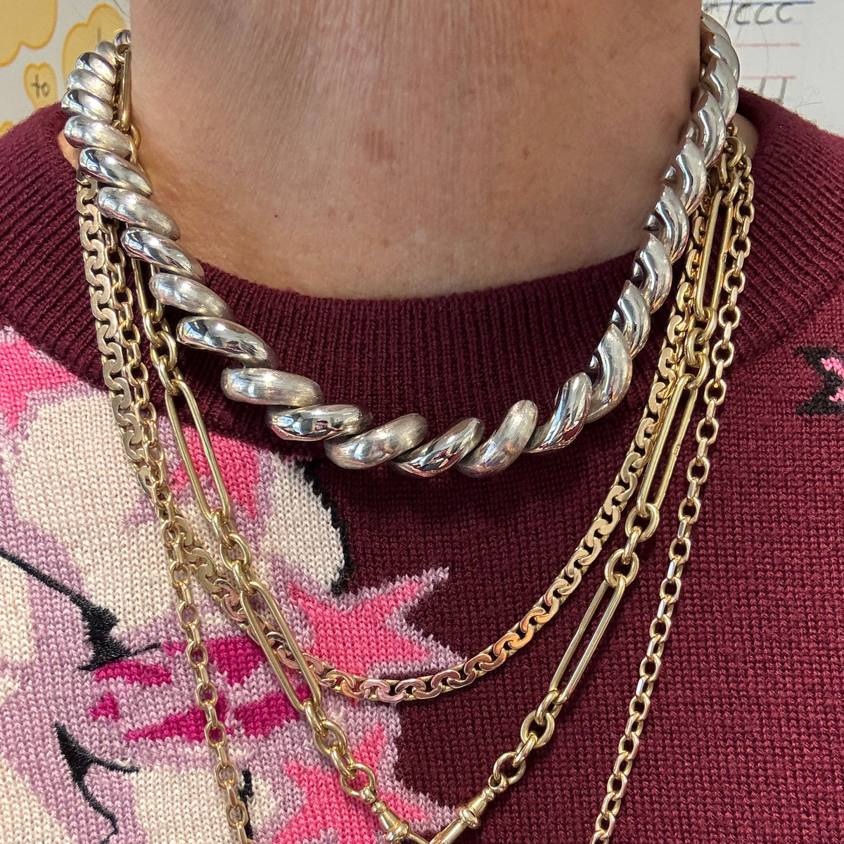 UNICORN ALERT! Italian Sterling Silver San Marco necklace!! RARE!